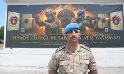 İzmir Foça'da 'Jandarma Piyade Tüfeği ve Tabanca Atış Yarışması' başladı