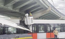 Kabataş-Bağcılar tramvay hattında arıza nedeniyle seferler aksadı -1