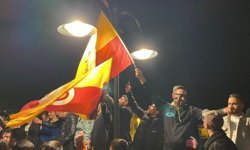 Kars'ta Galatasaray coşkusu sokaklara taştı