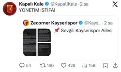 Kayserispor Başkanı Açıkalın'a taraftar grubundan istifa çağrısı