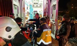Kırmızı ışıkta TIR'a çarpan otomobilin sürücüsü ile eşi yaralandı