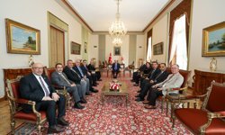 Kurtulmuş, Zirai Don Olayını Araştırma Komisyonu üyelerini kabul etti