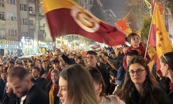 Kütahya'da Galatasaray'ın şampiyonluğu coşkuyla kutlandı