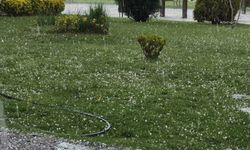 Malatya'da dolu yağışı etkili oldu