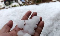 Manisa'da sağanak yağış ve dolu etkili oldu