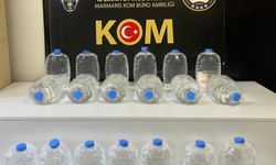 Muğla'da 475 litre etil alkol ele geçirildi