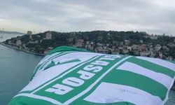 Muğlaspor'un bayrağı İstanbul Boğazı'nda dalgalandı