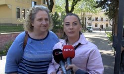 Nazar, 7 yıl sonra kavuştuğu annesiyle yeni hayatı için yola çıktı; DHA o anları görüntüledi