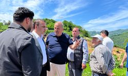 Ordu'da heyelan kamerada (2)
