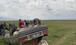 Otomobil takla atıp, şarampole devrildi: 1 ölü, 5 yaralı