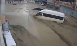 Samsun Havza'daki selin ilk anları kamerada