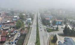 Samsun'da sis etkili oldu