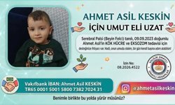 Serebral palsili Ahmet Asil için umut yolculuğu; kampanyası yüzde 85'e ulaştı