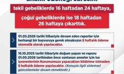 SGK: Analık ödeneği süresini tekil gebeliklerde 24 haftaya, çoğul gebeliklerde ise 26 haftaya çıkarttık