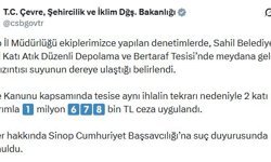 Sinop'ta dereyi kirleten katı atık tesisine ceza