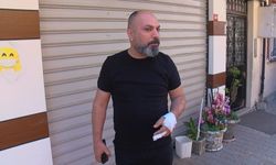 Sultanbeyli'de kurbanlık boğanın kuaför salonuna daldığı anlar kamerada
