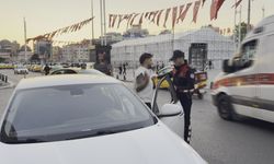 Taksim'de helikopter destekli 'Huzur İstanbul' denetimi