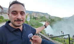 Tortum Şelalesi'ne bayramda ziyaretçi akını