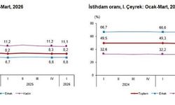 TÜİK: İşsizlik oranı birinci çeyrekte yüzde 0,1 azaldı