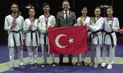 Türkiye, Avrupa Tekvando ve Para Tekvando Şampiyonaları'nda ikinci günü 6 madalyayla tamamladı / Fotoğraflar