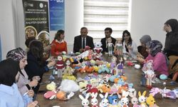 Üniversitelilerin ördüğü amigurumi bebekler, kanser hastası çocuklara hediye edilecek