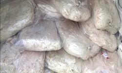 Uygunsuz koşullarda taşınan 1,2 ton sakatat imha edildi