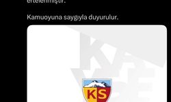 Zecorner Kayserispor'un seçimli olağanüstü genel kurulu ertelendi