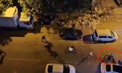 1 kişinin silahla yaralandığı kavga kamerada