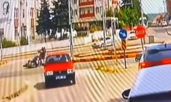 2 yunus polisinin yaralandığı kaza kamerada