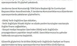 21 ilde DEAŞ operasyonu: 70 gözaltı