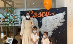 Ağabeyinden yapılan nakille sağlığına kavuştu, balonlarla taburcu edildi