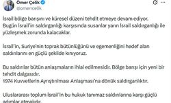 AK Parti'li Çelik: İsrail'in, Suriye'yi hedef alan saldırılarını kınıyoruz