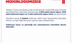 Ankara'da 2 bin 500 paket kaçak sigara ele geçirildi: 3 gözaltı