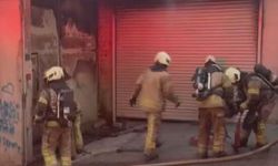 Ataşehir'de mobilya imalathanesinde çıkan yangın söndürüldü