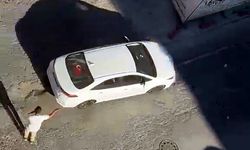 Avcılar'da kazaya neden olan sürücüye tepki; otomobile yumruk attılar
