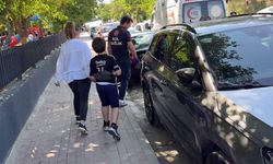 Avcılar'da parkta bacağı spor aletine sıkışan çocuğu itfaiye kurtardı
