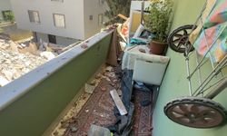 Avcılar'daki kontrollü yıkımda yan bina zarar gördü