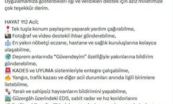 Bakan Çiftçi: HAYAT 112 Acil uygulamasını indiren vatandaş sayısı 552 bin 150'ye ulaştı