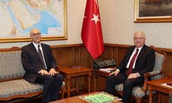 Bakan Güler, Mısır Büyükelçisi'ni kabul etti