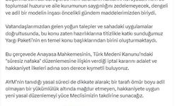 Bakan Gürlek'ten 'süresiz nafaka' düzenlemesinin iptaline ilişkin açıklama