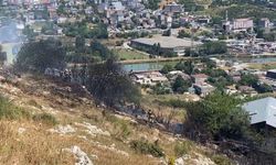 Başakşehir'de otluk alanda çıkan yangın söndürüldü