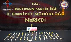 Batman'da 4 şüphelinin midesinden 2 kilo 700 gram uyuşturucu çıktı