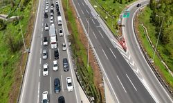Bolu Dağı Tüneli'nden bayram tatilinde 1 milyon 51 bin 507 araç geçti