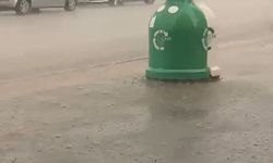 Bursa'da sağanak ve dolu etkili oldu