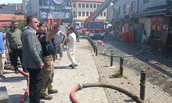 Bursa'da tarihi çarşıda yangın (2)