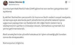 CHP'den işten çıkarılmalara ilişkin açıklama (2)