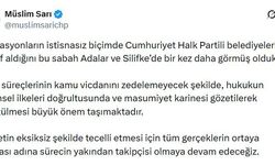 CHP'li Sarı'dan Adalar ve Silifke belediyelerine yönelik operasyonlara ilişkin açıklama