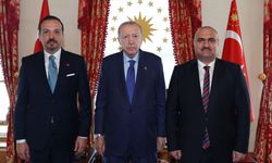 Cumhurbaşkanı Erdoğan, Kerkük Valisi ve Irak Türkmen Cephesi Başkanı Mehmet Seman Ağa'yı kabul etti