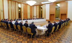 Cumhurbaşkanı Yardımcısı Yılmaz, Aşkabat'ta Türk İş Dünyası Buluşması programına katıldı