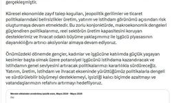 Cumhurbaşkanı Yardımcısı Yılmaz: İşsizliği kalıcı biçimde azaltmayı hedefliyoruz